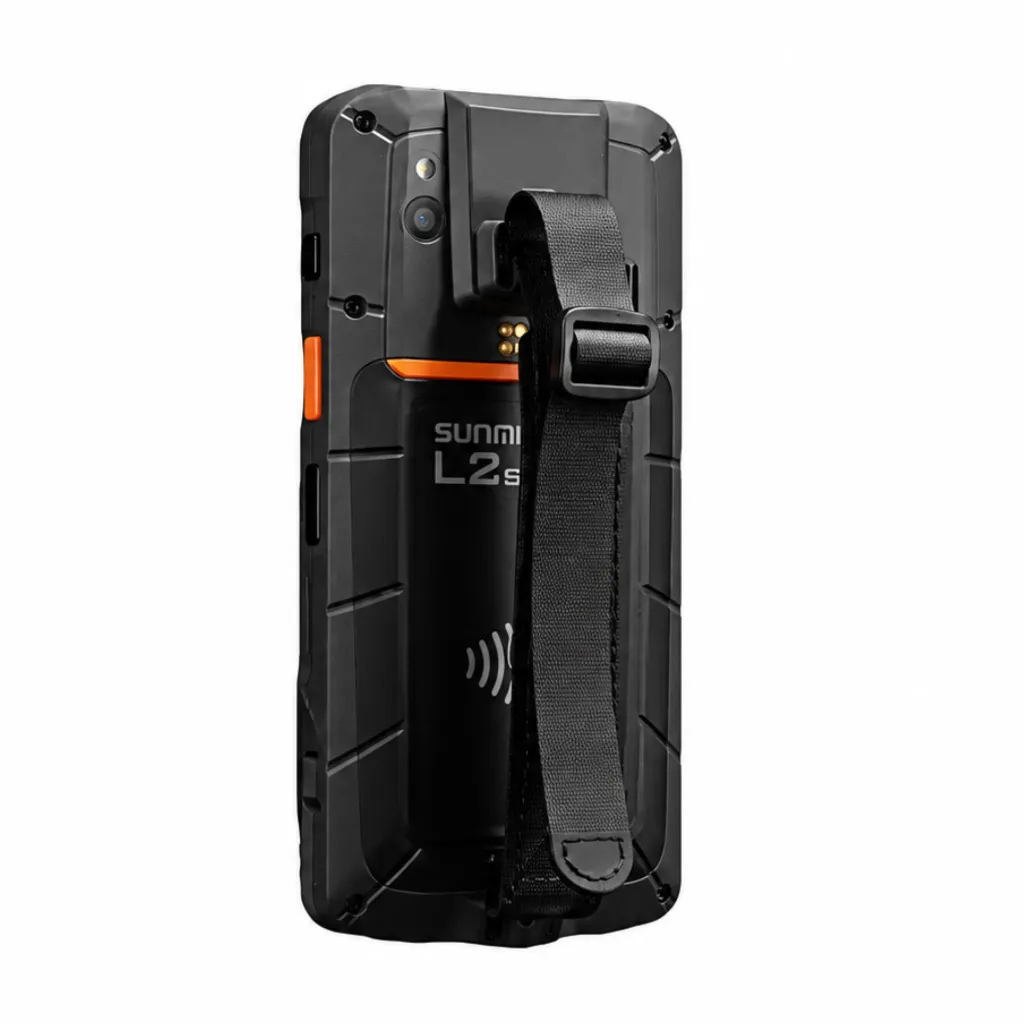 Hand strap mounted on a SUNMI L2s series handheld