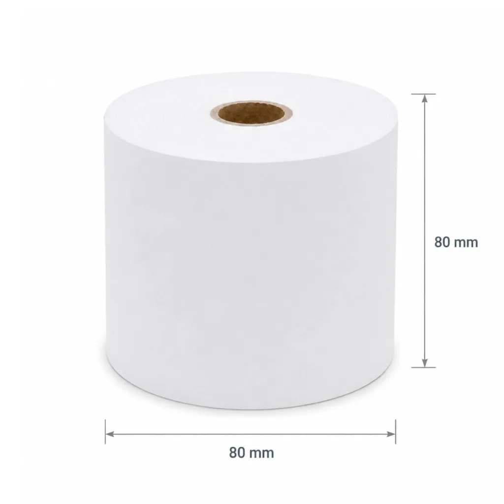 [HW-PAPER-THERMAL-80X80M-80D] Thermal paper 80 mm x 80 m, 80 mm roll diameter