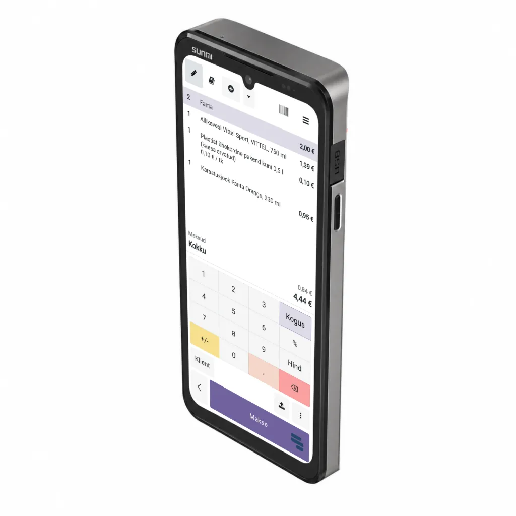 [HW-POS-SUNMI-M3] Sunmi M3 mobiilne kassaterminal
